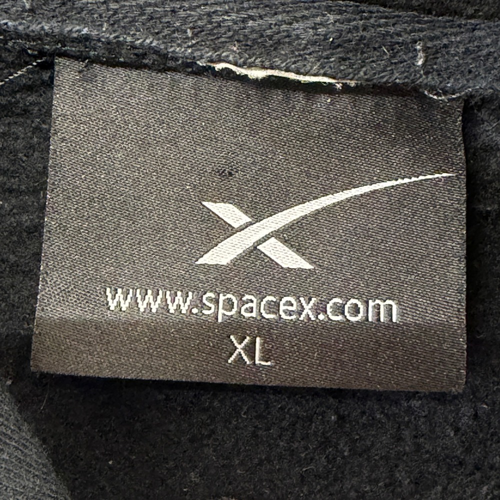 SpaceX Occupy Mars Hoodie Men XL Black Graphic Pullover Logo Sweatshirt RN112108 - Picture 4 of 11